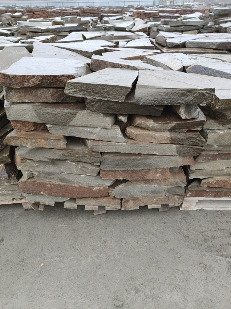 Плитняк песчаник серо-зелёный для мощения 60-65 мм купить в Барабинске