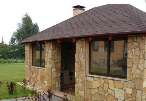 Плитняк златолит жёлтый для фасада 1,5-3 см купить в Барабинске