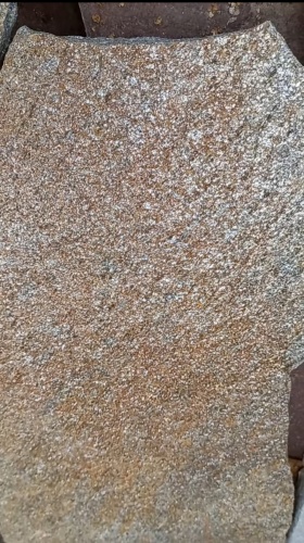 Плитняк златолит серебристый для цоколя, отмостки купить в Барабинске