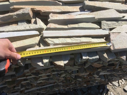 Горбушка златолит золотистый для облицовки купить в Барабинске